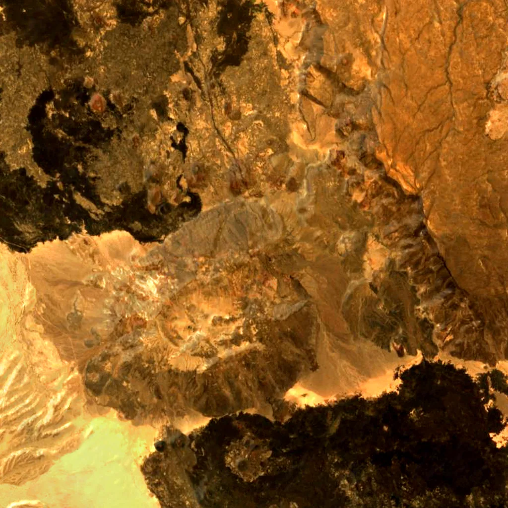 Alid Volcano seen from above (Sentinel-2)