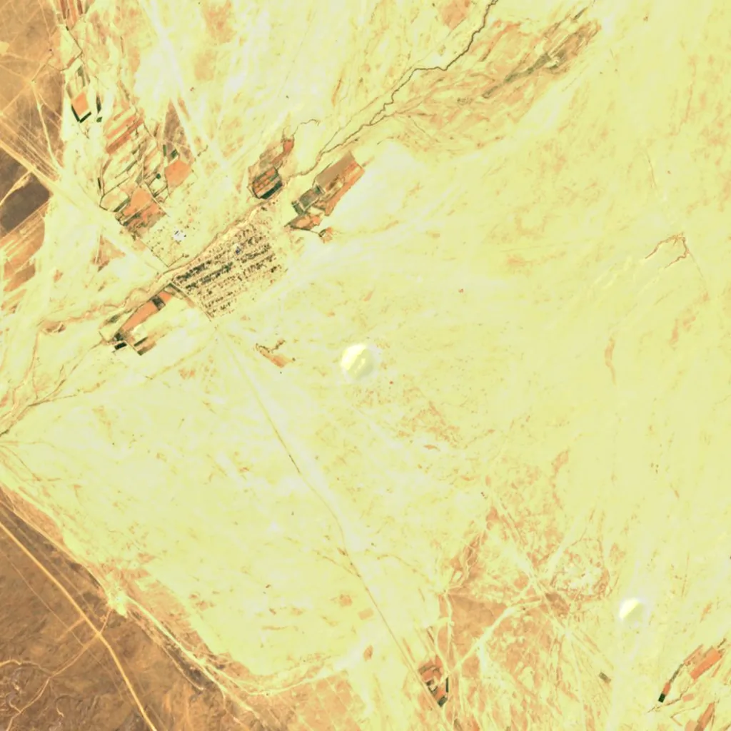 Altyndepe seen from above (Sentinel-2)