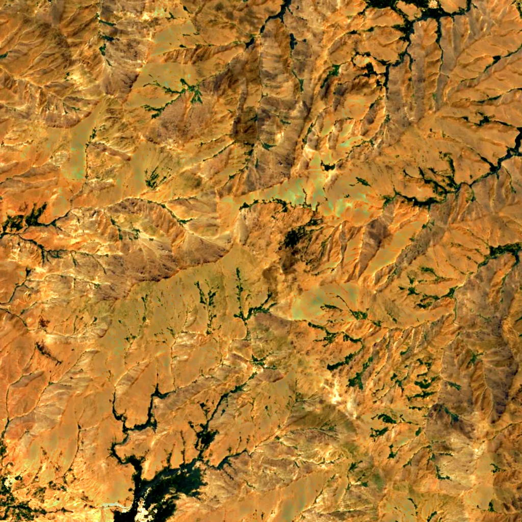 Alvand seen from above (Sentinel-2)
