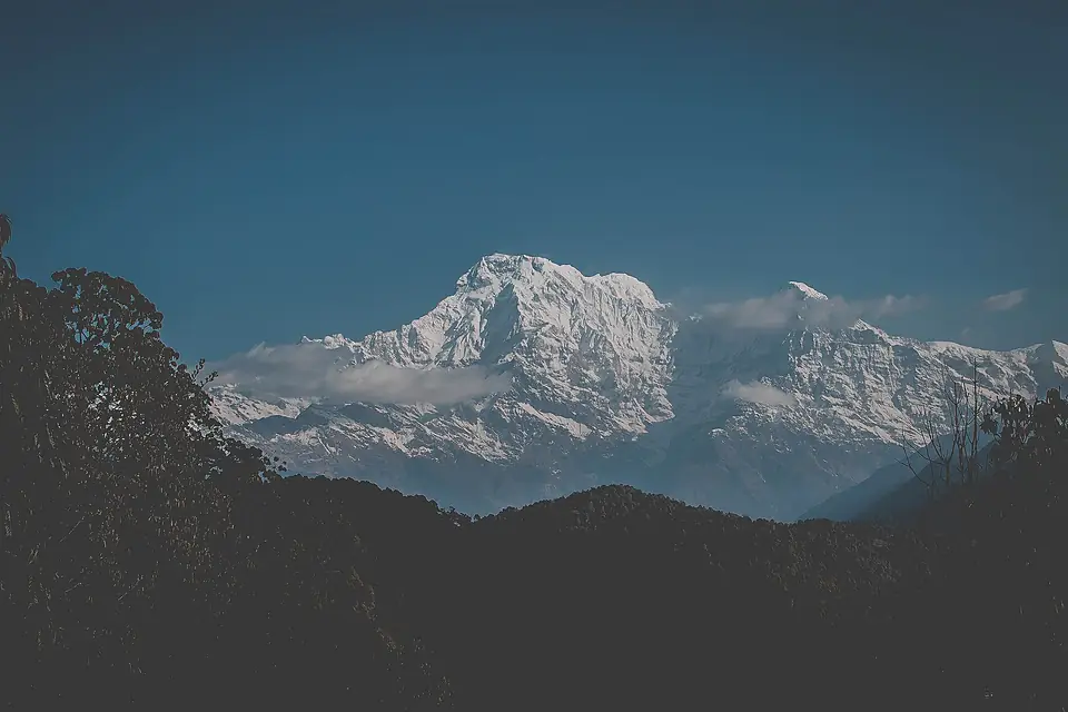 A view of Annapurna South and hiunchuli(australian base camp)