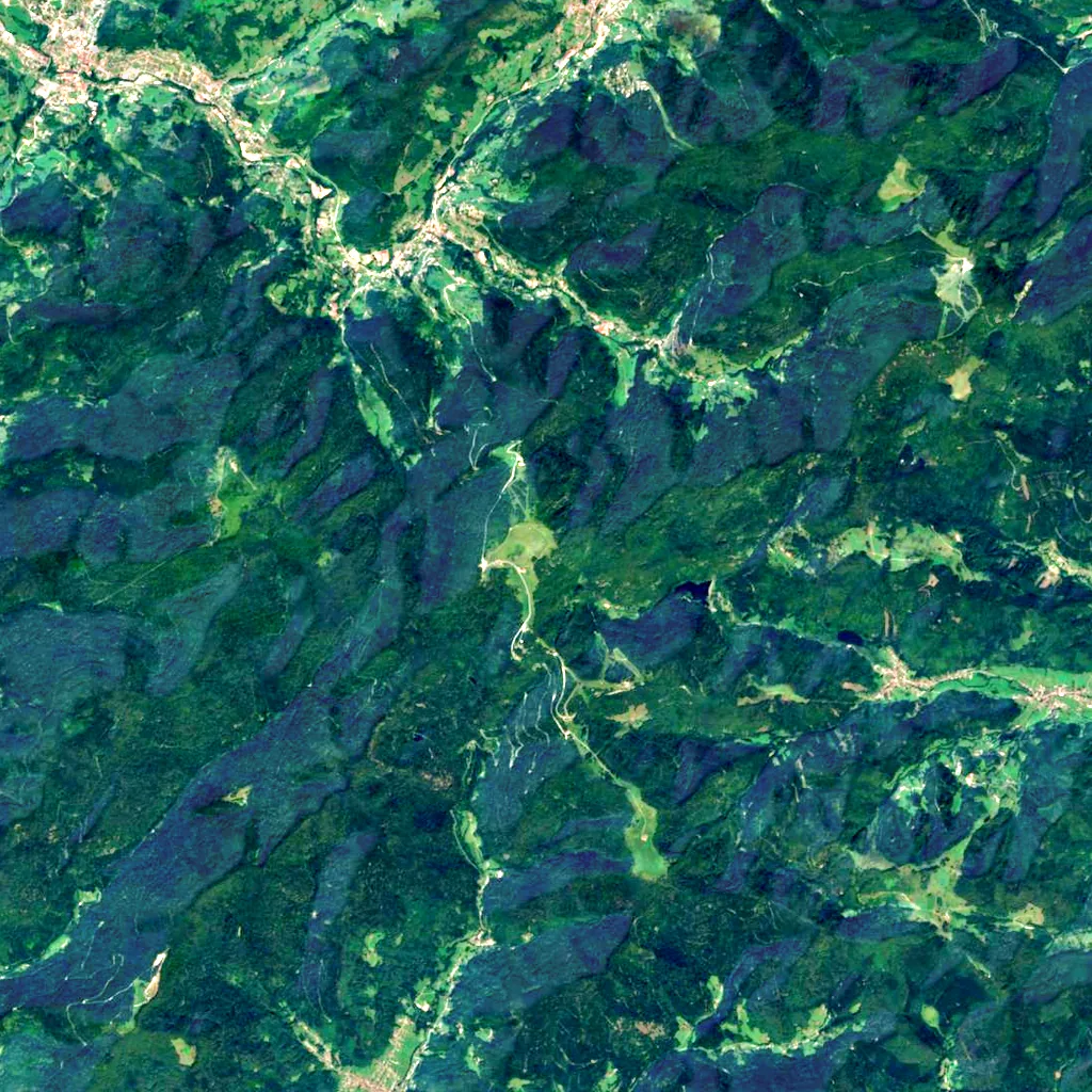 Ballon d'Alsace seen from above (Sentinel-2)
