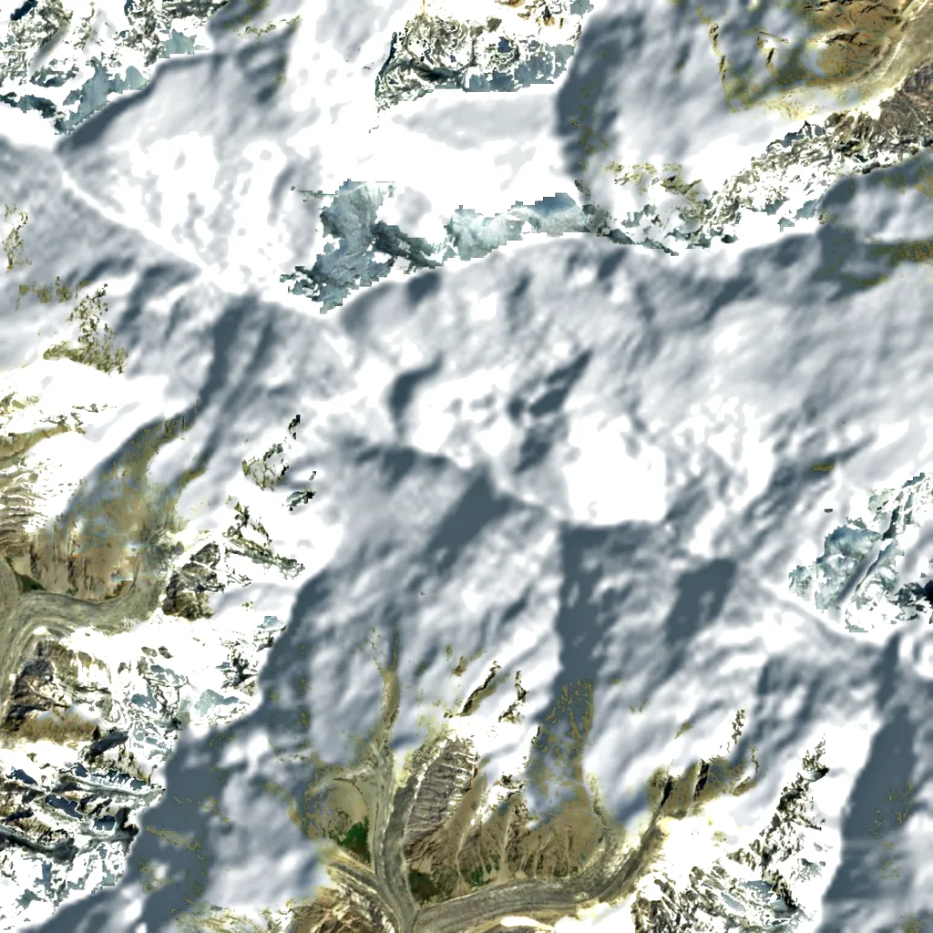 Batura Sar seen from above (Sentinel-2)