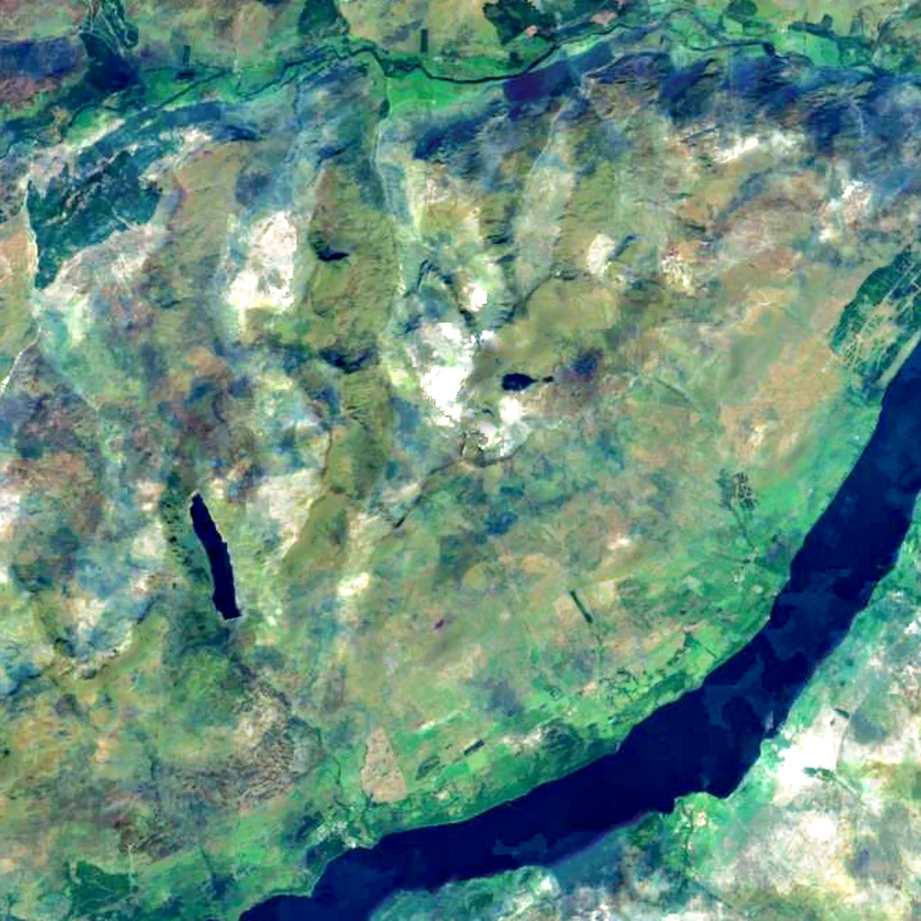 Ben Lawers seen from above (Sentinel-2)