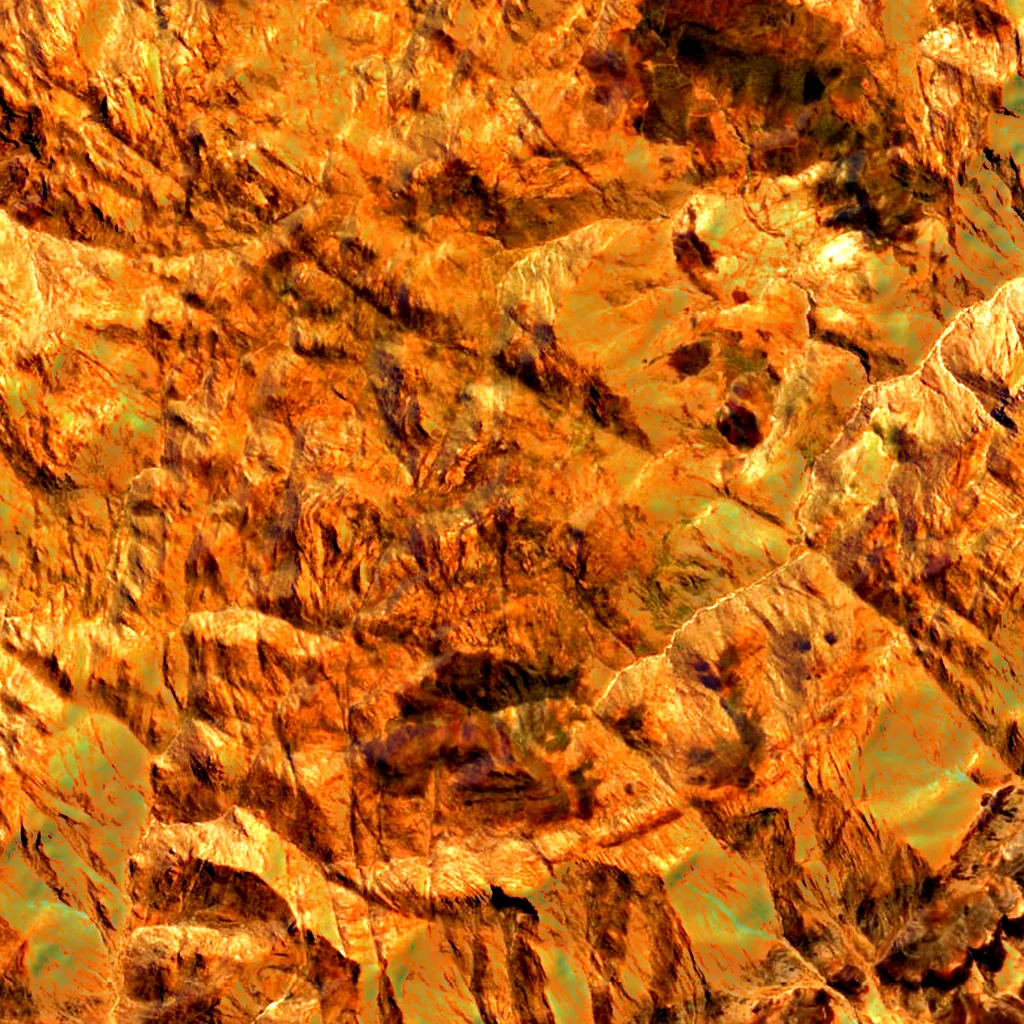 Brandberg seen from above (Sentinel-2)