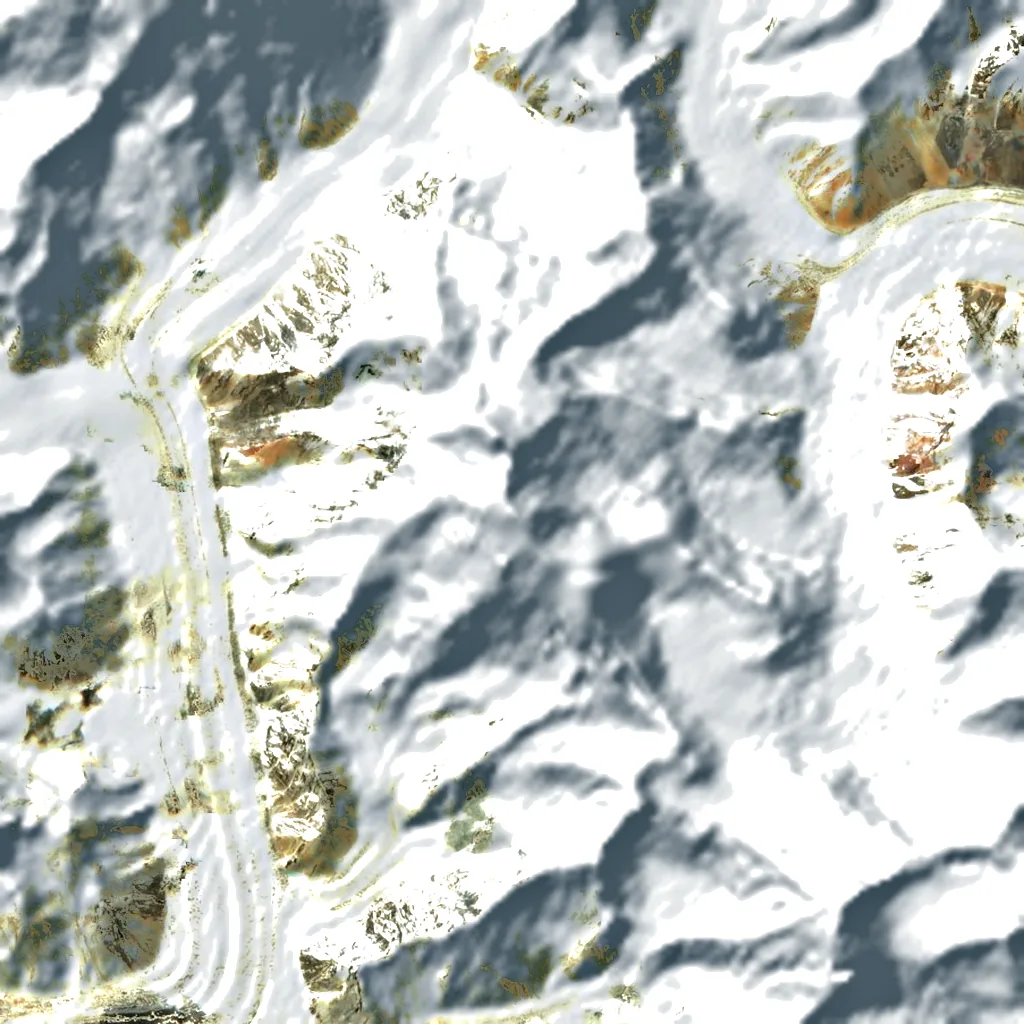 Broad Peak seen from above (Sentinel-2)