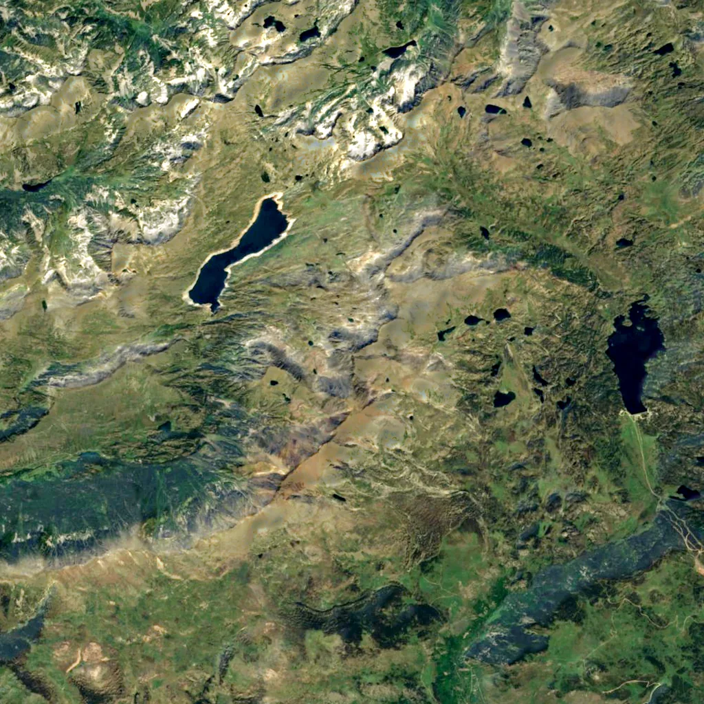 Carlit seen from above (Sentinel-2)