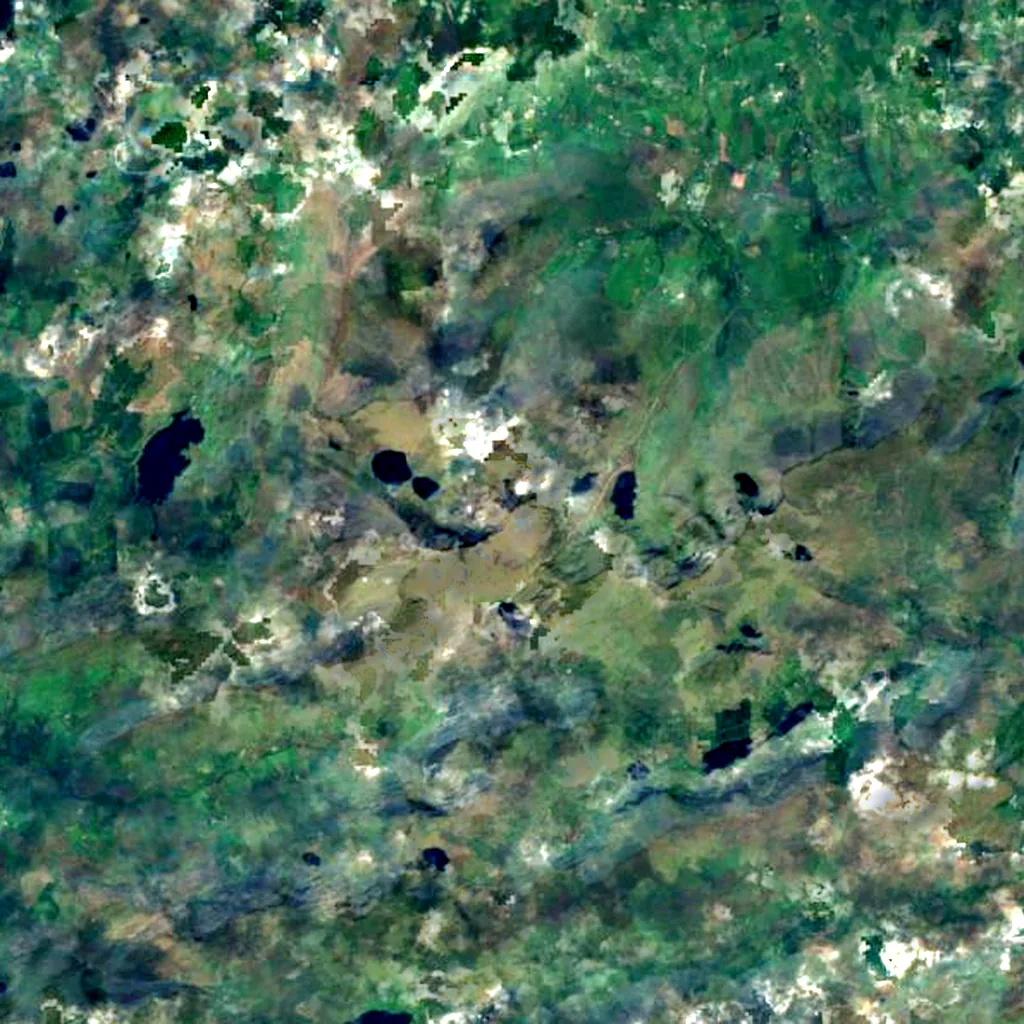 Carrauntoohil seen from above (Sentinel-2)