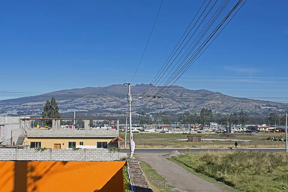 Cayambe View from Nevada Suites to the northwest