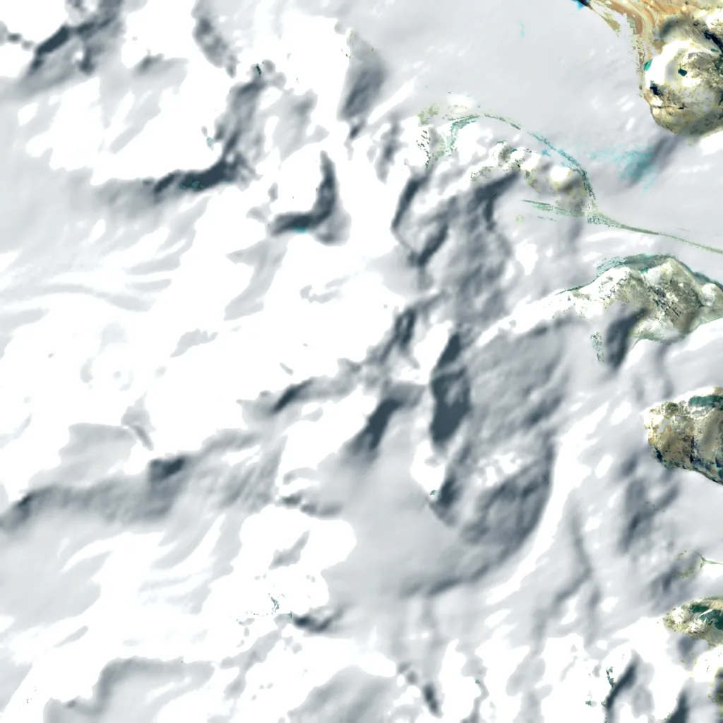 Cerro Arenales seen from above (Sentinel-2)