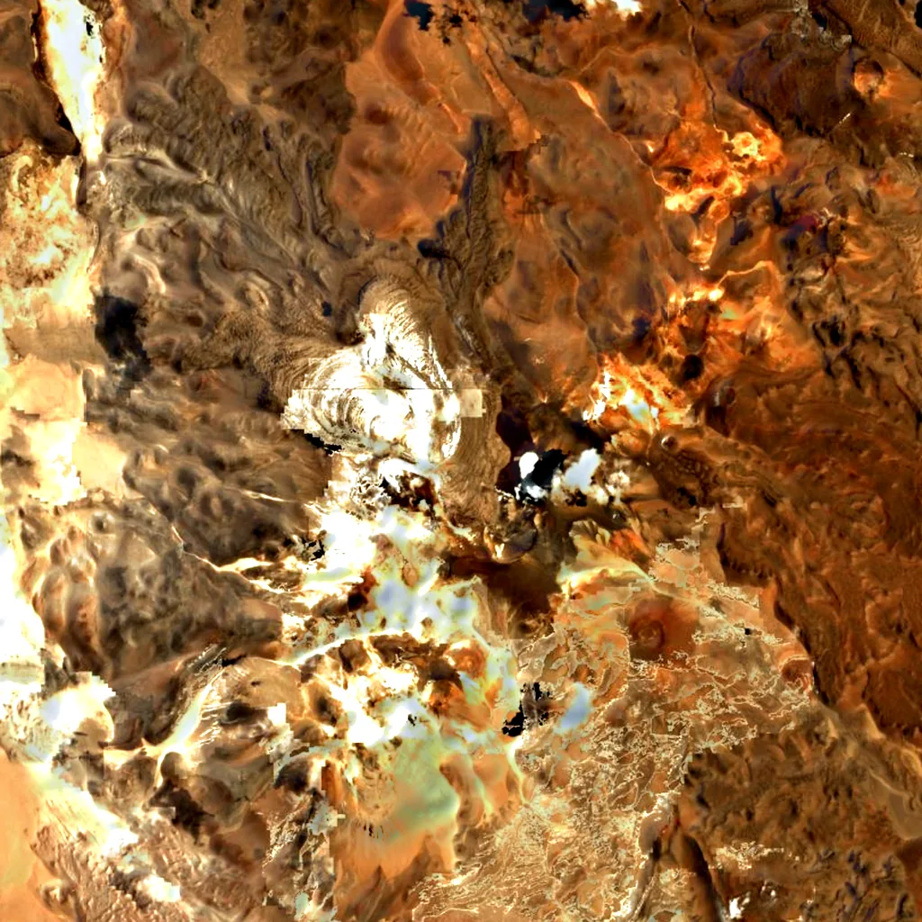 Cerro Bayo Complex seen from above (Sentinel-2)