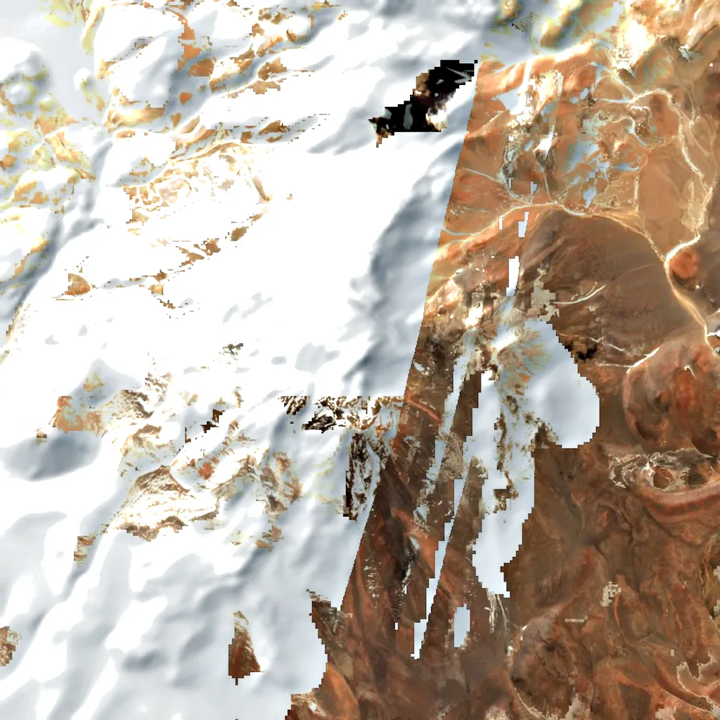 Cerro Bonete seen from above (Sentinel-2)