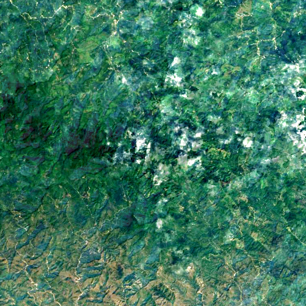 Cerro Mogotón seen from above (Sentinel-2)