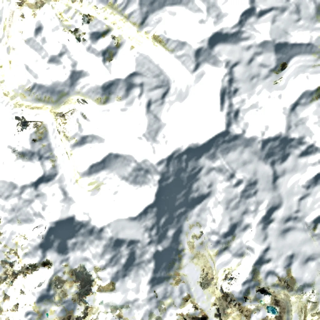 Cho Oyu seen from above (Sentinel-2)