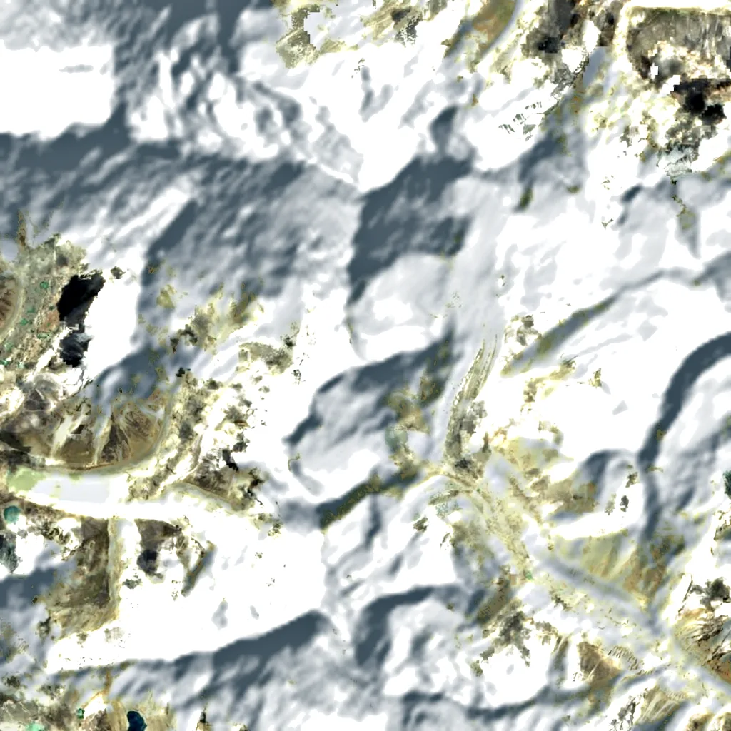 Cho Polu seen from above (Sentinel-2)
