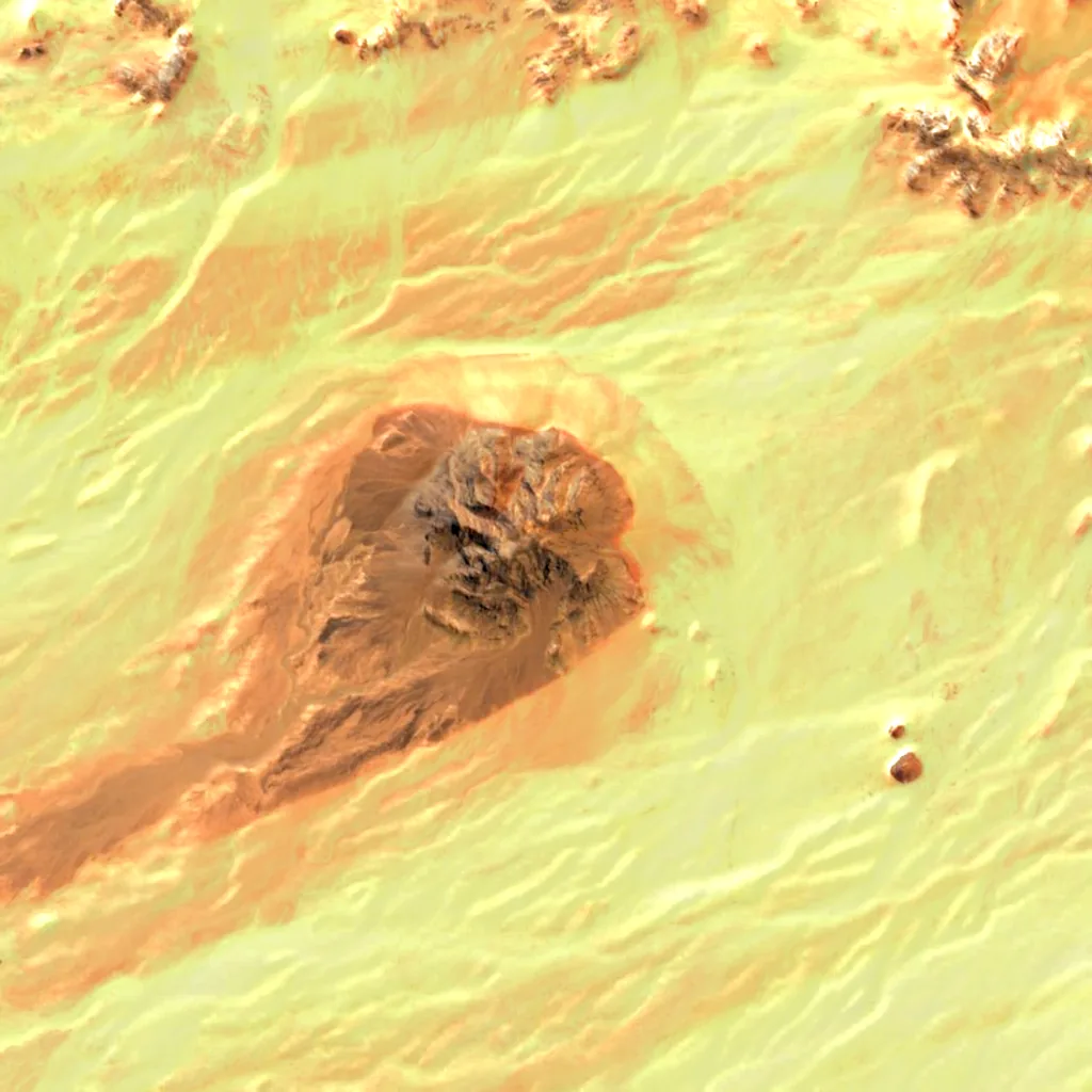 Dikwillem seen from above (Sentinel-2)