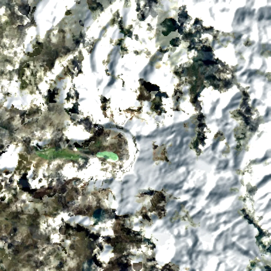 El Altar volcano seen from above (Sentinel-2)