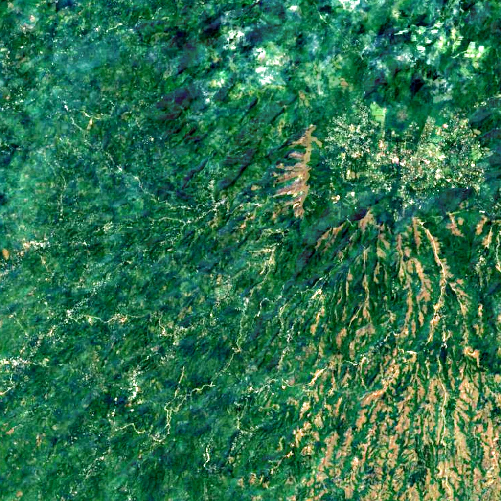 El Valle seen from above (Sentinel-2)
