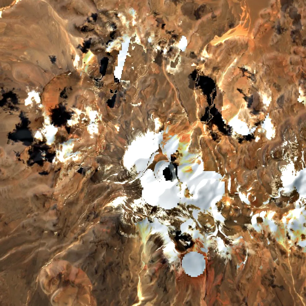 Falso Azufre seen from above (Sentinel-2)