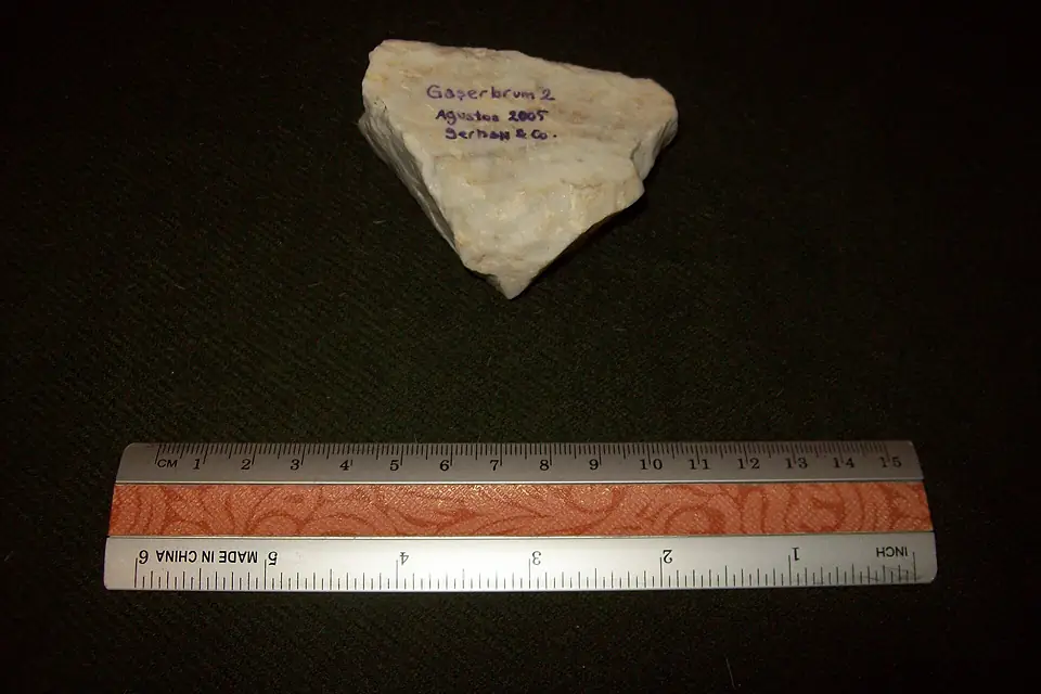 Gasherbrum II summit stone Serhan Pocan