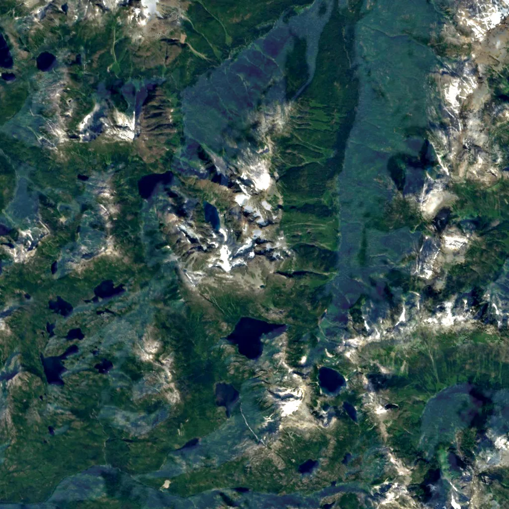 Golden Hinde seen from above (Sentinel-2)