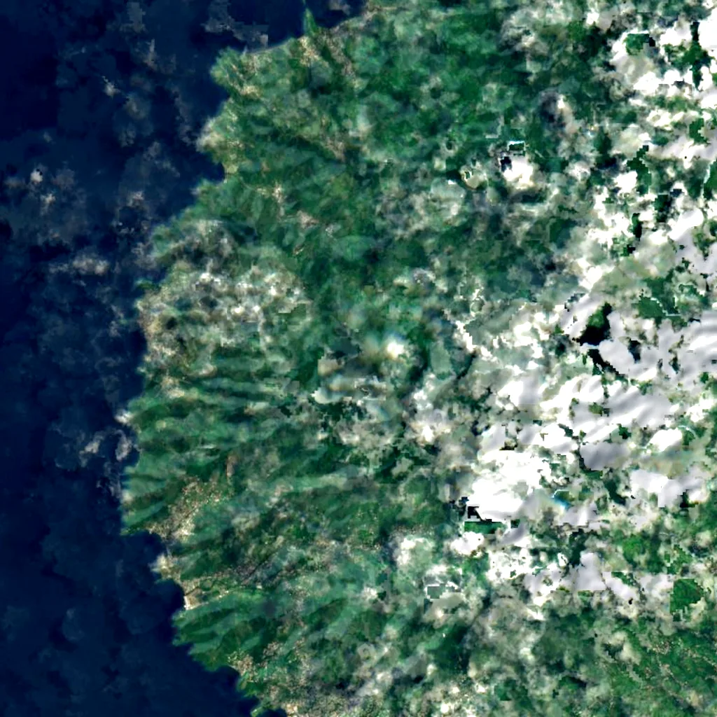Grand Bonhomme seen from above (Sentinel-2)