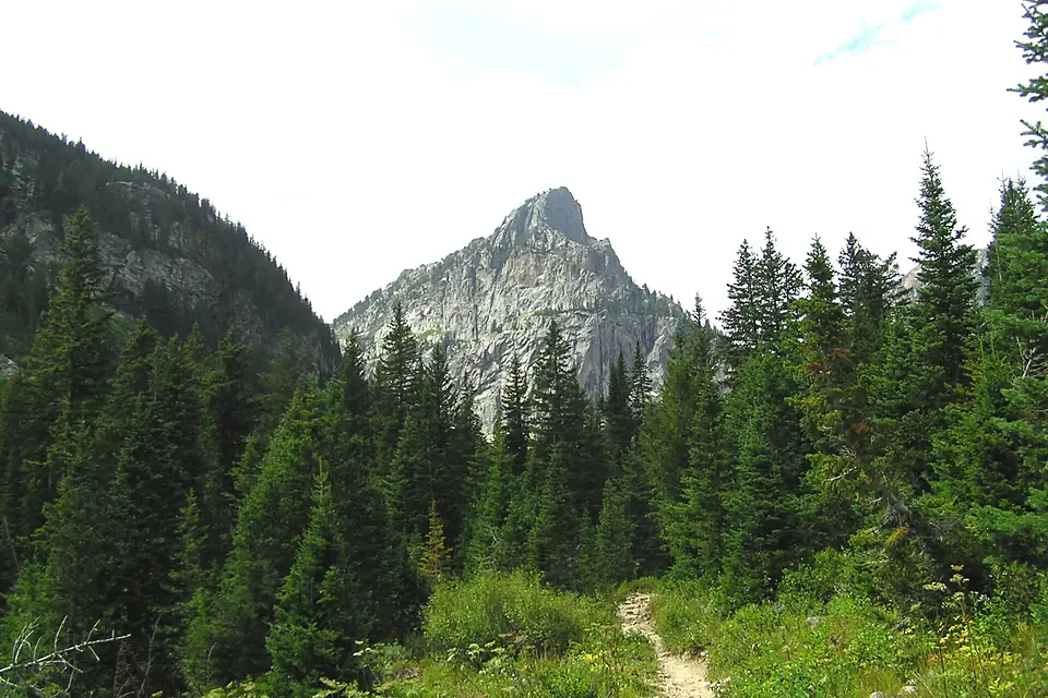 CASCADE CANNYON TRAIL The Grand Teton - panoramio