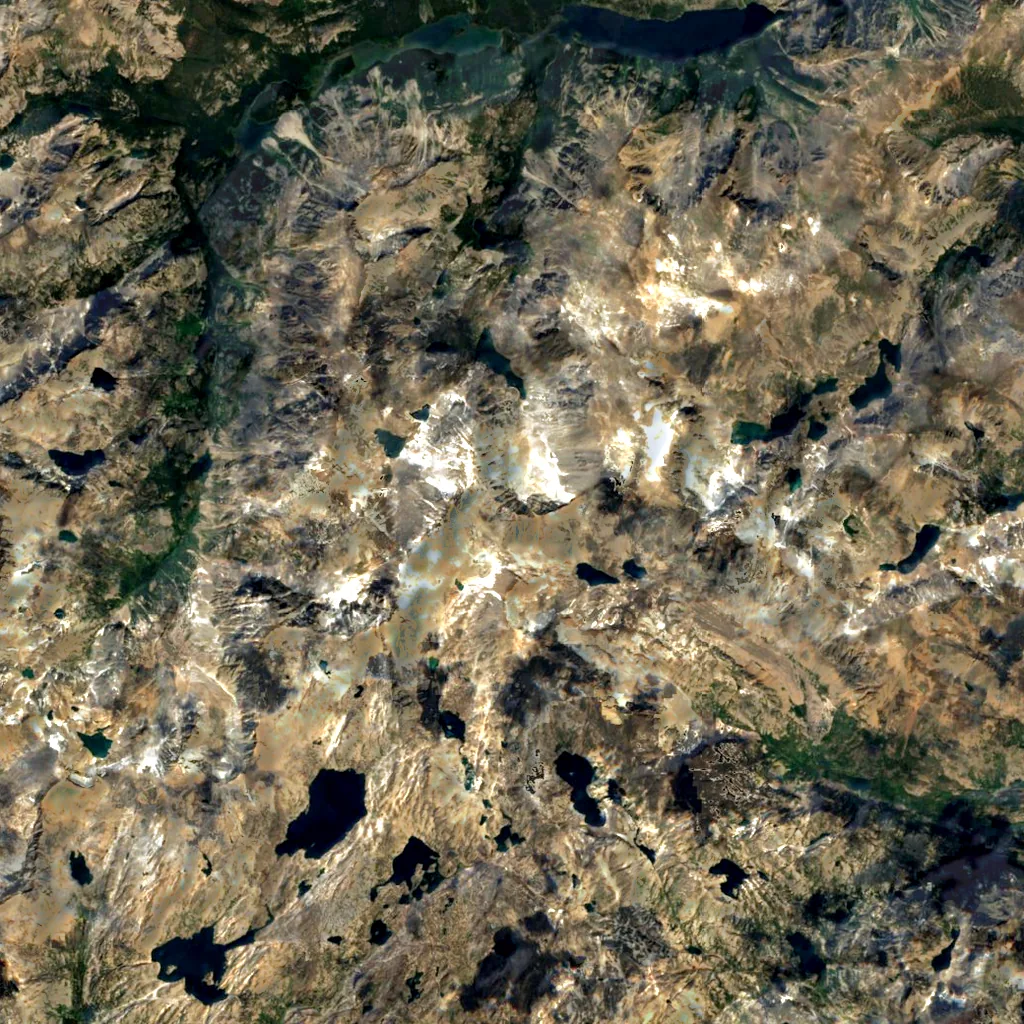Granite Peak seen from above (Sentinel-2)
