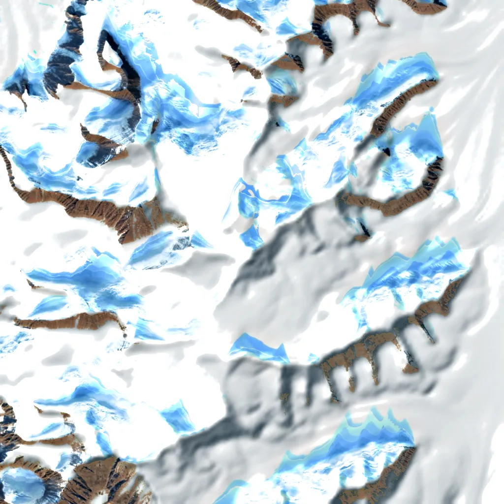 Gunnbjørn Fjeld seen from above (Sentinel-2)