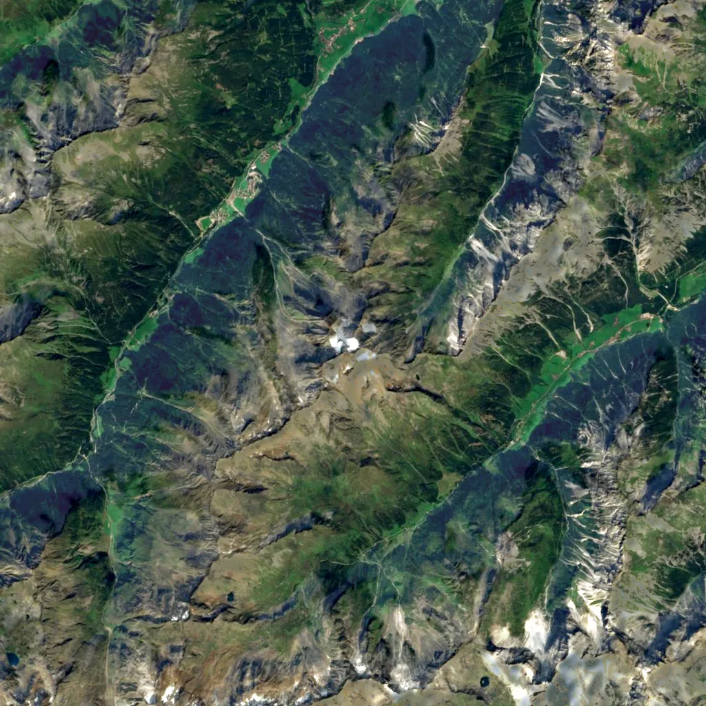 Habicht seen from above (Sentinel-2)
