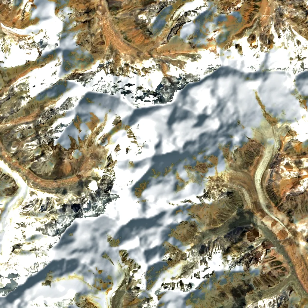 Hardeol seen from above (Sentinel-2)