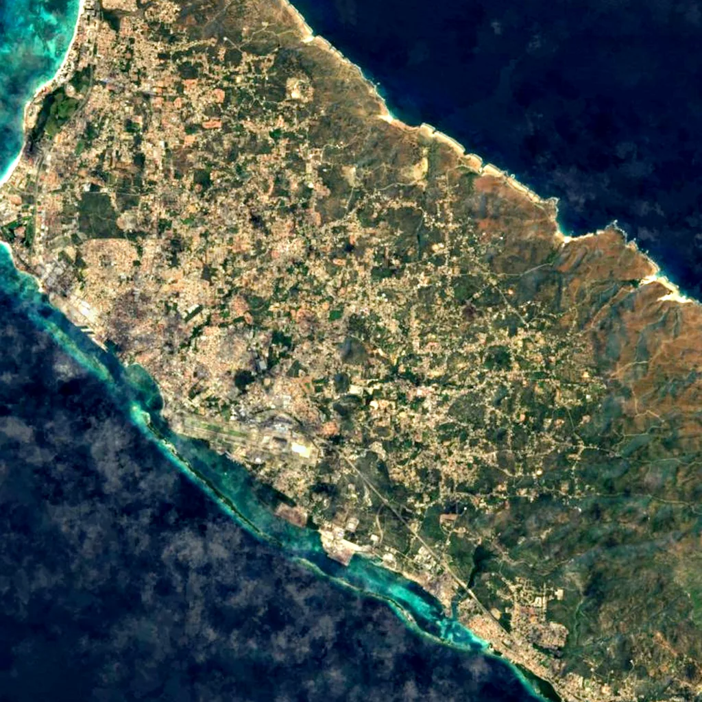 Hooiberg seen from above (Sentinel-2)