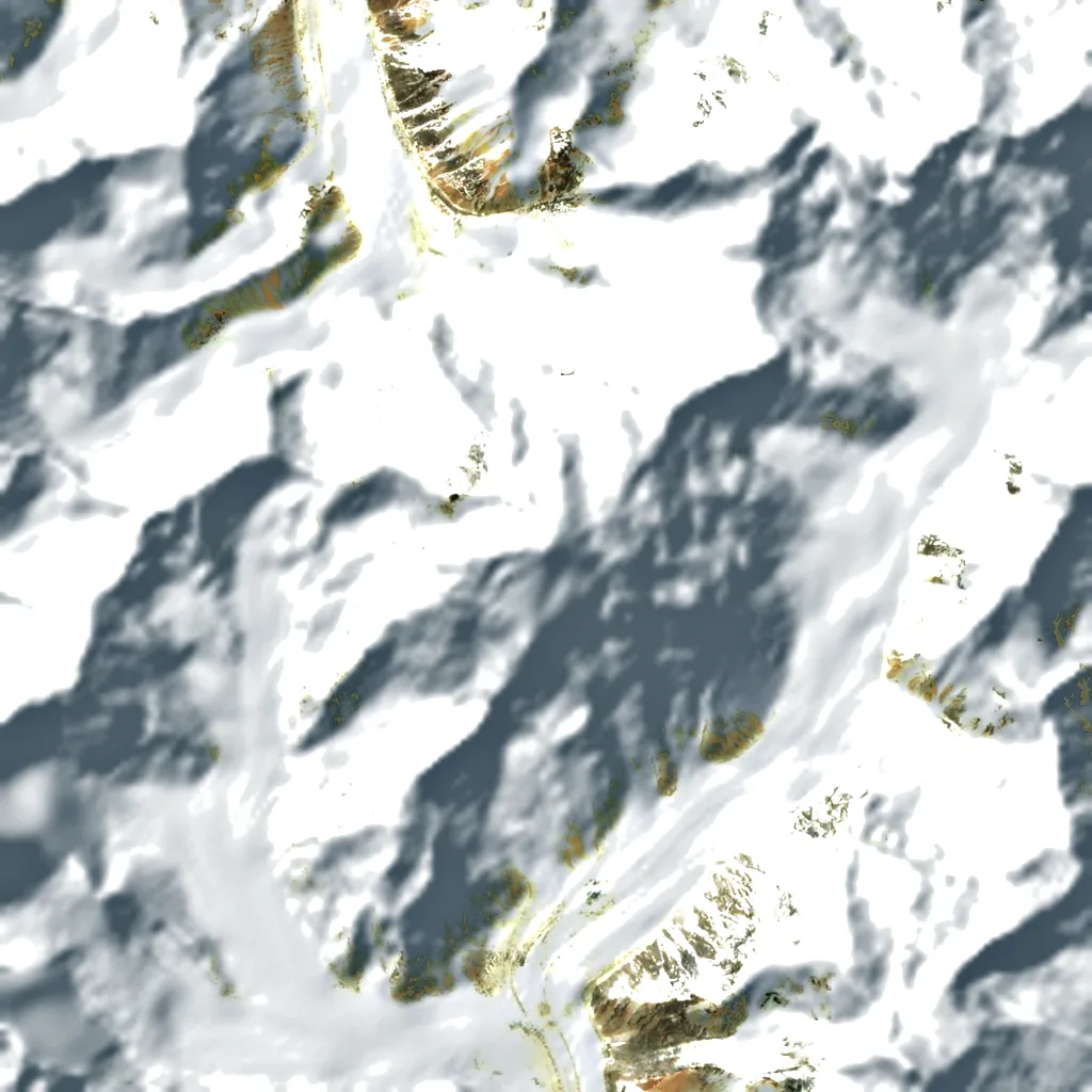 K2 seen from above (Sentinel-2)