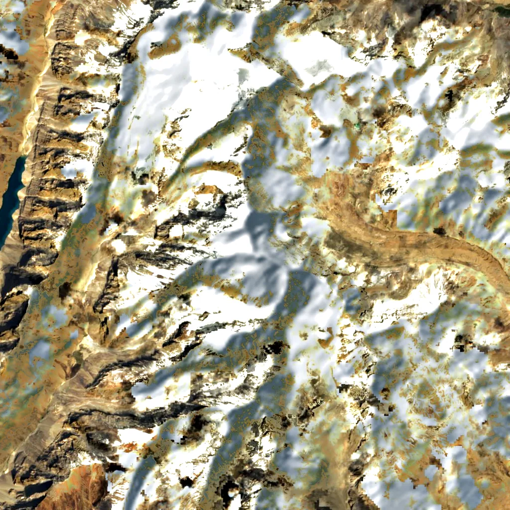 Kuh-e Bandaka seen from above (Sentinel-2)