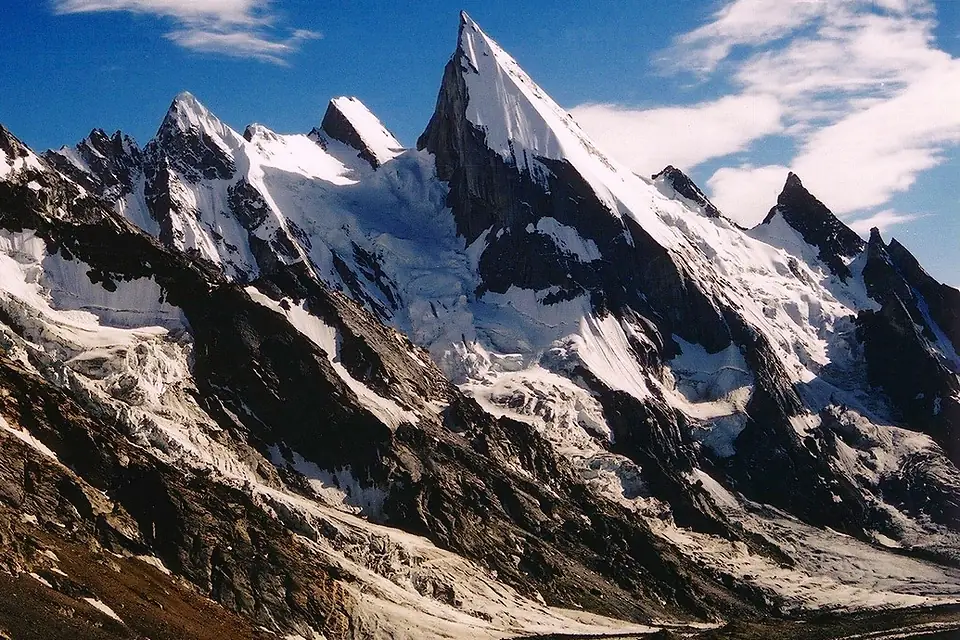 Laila peak on karakoram range in pakistan