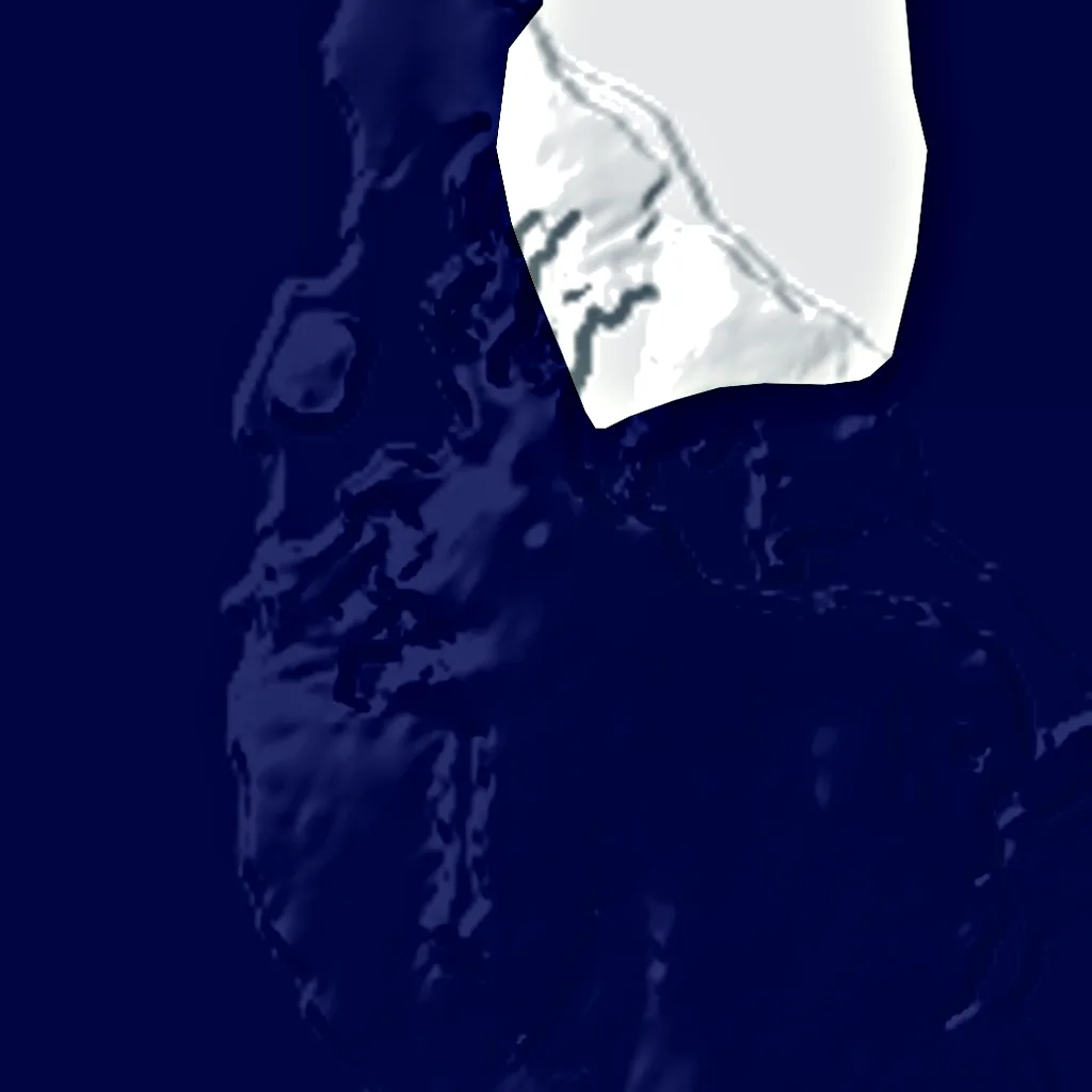 Lars Christensen Peak seen from above (Sentinel-2)