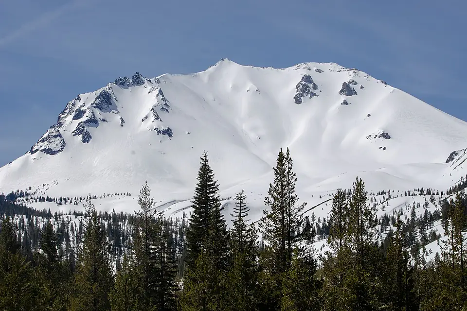 A close-up of Lassen Peak from Devastated Area (41a96591-4549-472b-95f0-4c30dbff2901)