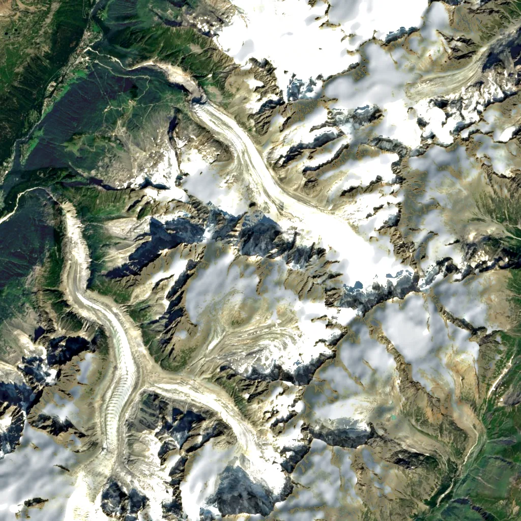 Les Droites seen from above (Sentinel-2)