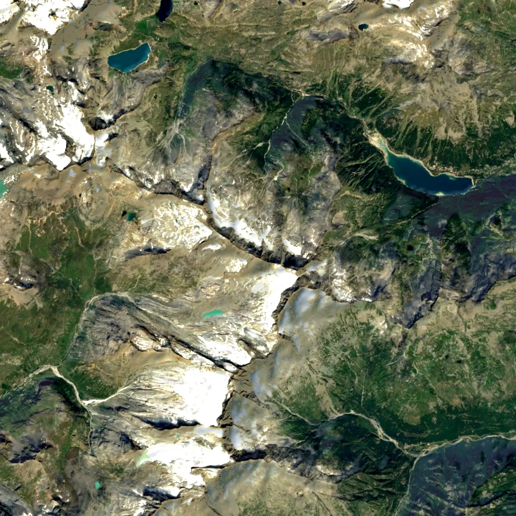 Levanna seen from above (Sentinel-2)