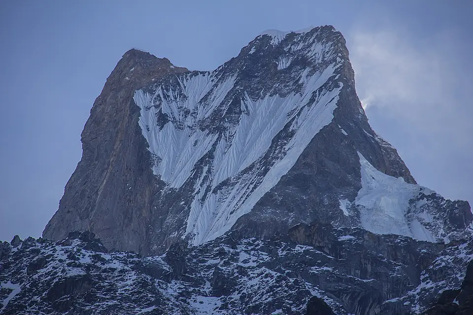 Closeup Machhapuchhre (Mt. Fishtail)