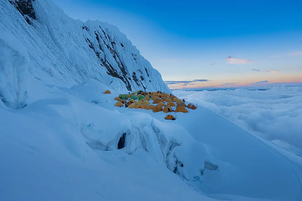 Camp 3 of Mt. Manslu