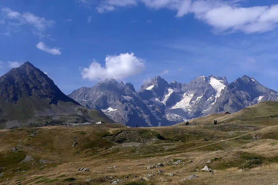Col du Lautaret en direction de la Meije (septembre 2024)