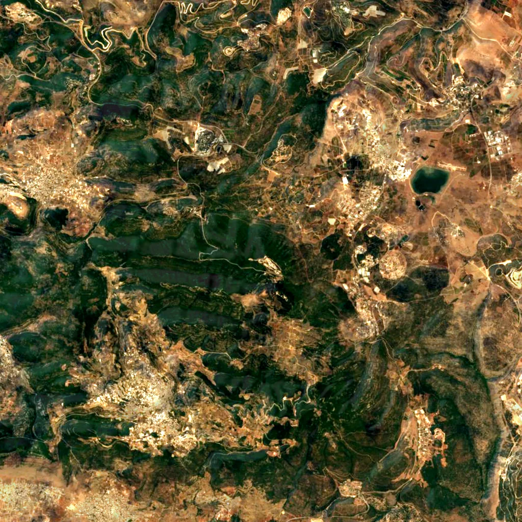 Meron seen from above (Sentinel-2)