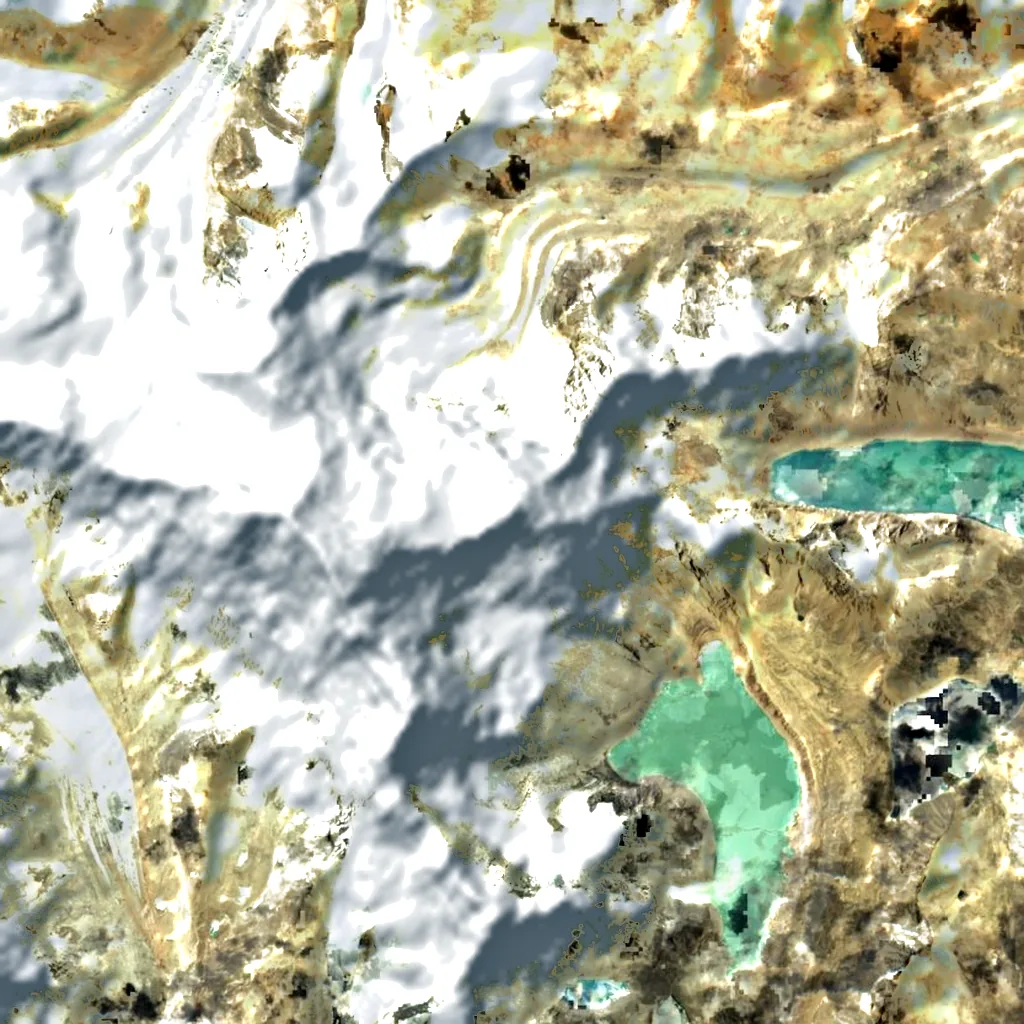 Molamenqing seen from above (Sentinel-2)