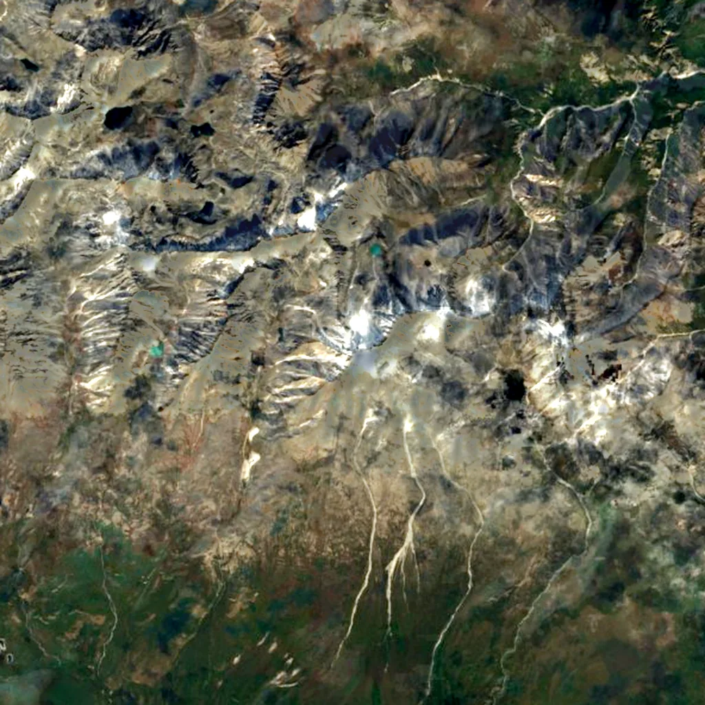 Monkh Saridag seen from above (Sentinel-2)
