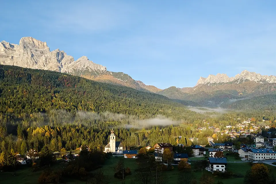 Borca di Cadore mit Monte Pelmo