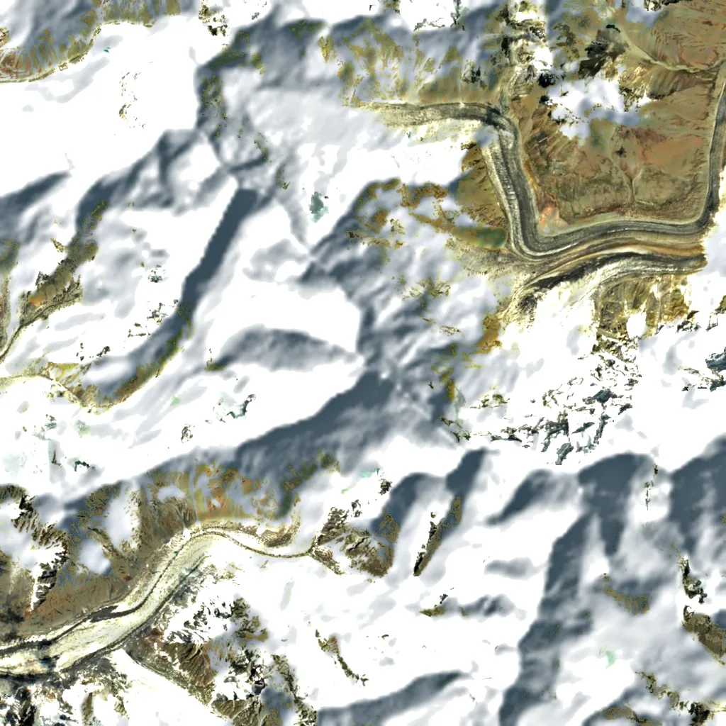 Moscow Peak seen from above (Sentinel-2)