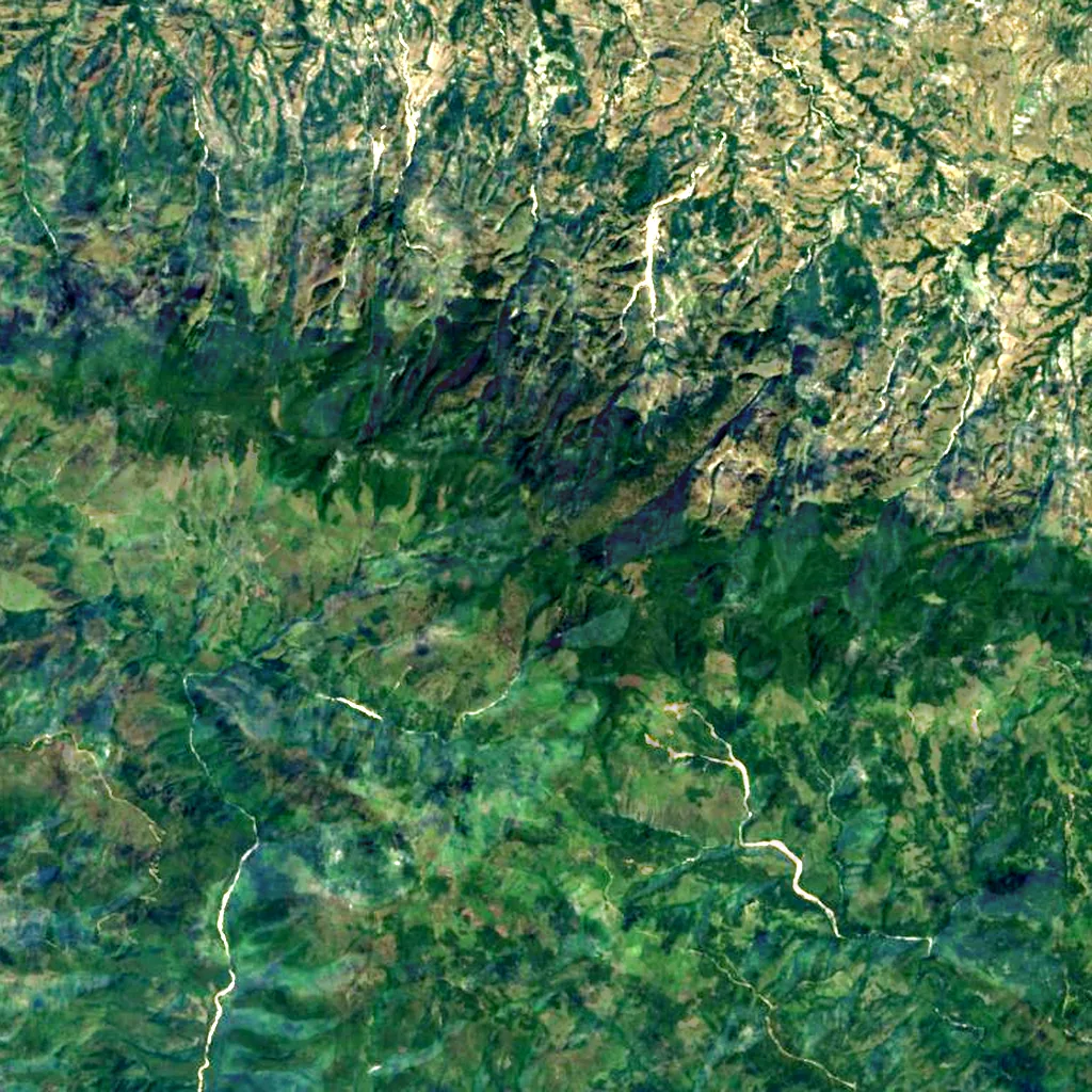Moto Sierra de Neiba seen from above (Sentinel-2)