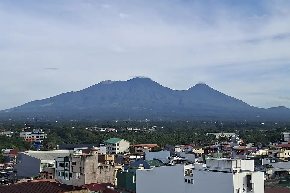 Mount Banahaw as seen from Lucena Quezon (2026-07-22)