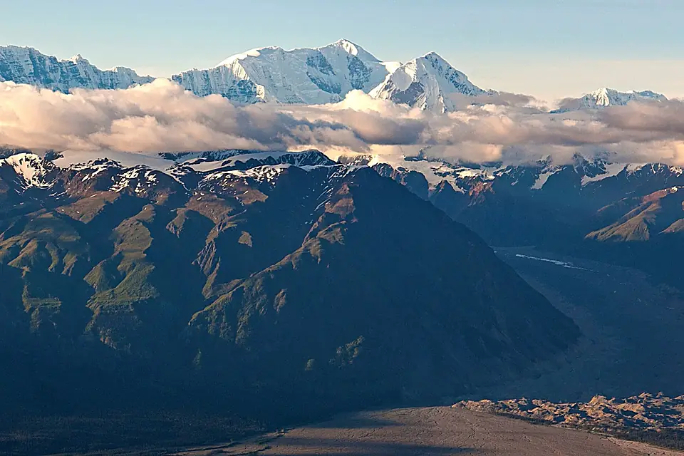 Mt Bona , Hawkins Glacier