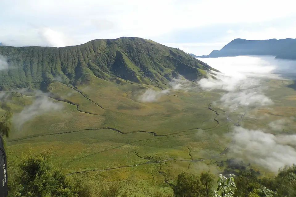 Backside of Bromo Mountain
